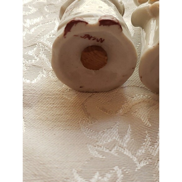 Vintage Dutch Boy Girl Salt And Pepper Shaker Set Japan 2.5" Chef - Picture 9 of 16